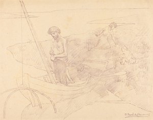 Köyhä Kalastaja tekijältä Pierre Puvis de Chavannes
