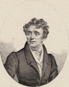 Muotokuva oopperalaulaja Louis Antoine Eléonore Ponchardista 1787-1866, noin 1835.