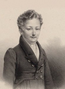 Pianisti ja säveltäjä Sigismund Thalbergin muotokuva 1812-1871, 1826.