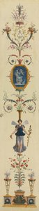 Koristepaneeli, 1790-luku.