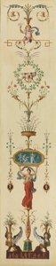 Koristepaneeli, 1790-luku.