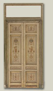 Kaksilehtiset ovet, 1790-luku.