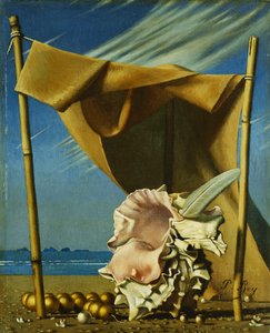 Shell ja Drape; Coquillage et Drape, n. 1930 (öljy kankaalle)