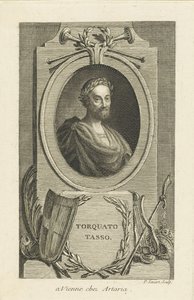 Torquato Tasson muotokuva 1544-1595, noin 1770. tekijältä Pierre Savart