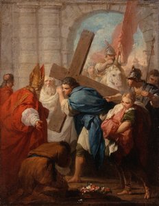 Heraklius kantaa ristiä, n. 1728 tekijältä Pierre Subleyras