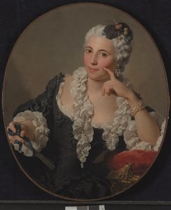 Anne-Marie Zina Durand de Lironcourtin muotokuva (öljy kankaalle) tekijältä Pierre Subleyras