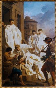 Saint Benoit ressuscite un enfant - Pyhä Benedictus herättää lapsen henkiin ... tekijältä Pierre Subleyras