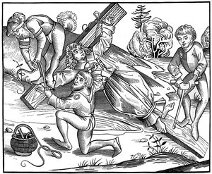 Juutalaiset ristiinnaulitsivat Rikhardin Pontoisen, 1493 1849. tekijältä Pierre Wolgmuth