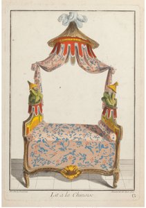 Kiinalainen sänky, noin 1788.