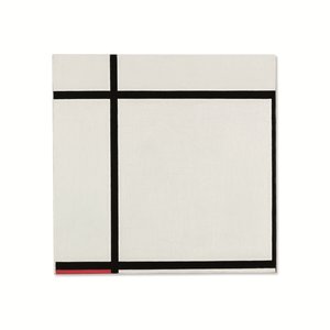 Koostumus II, punainen tekijältä Piet Mondrian