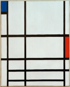 Koostumus en Rouge, Bleu et Blanc: II tekijältä Piet Mondrian