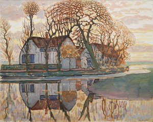 Maatila lähellä Duivendrechtiä, noin 1916 tekijältä Piet Mondrian