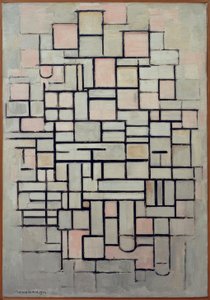 Koostumus nro. IV; Kokoonpano 6 tekijältä Piet Mondrian