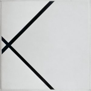 pastillikoostumus kahdella rivillä tekijältä Piet Mondrian