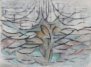 Kukkiva omenapuu, 1912. tekijältä Piet Mondrian