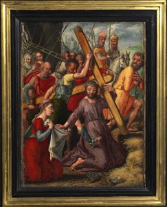 Kristus kantaa ristiä tekijältä Pieter Aertsen