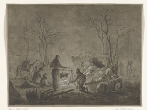 Kasakkojen tulipalossa Ranskan miehityksen aikana vuonna 1813 Amsterdamissa