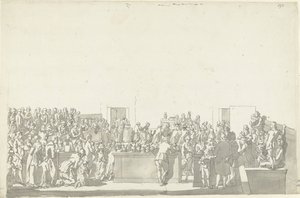 Katolinen ehtoollinen tekijältä Pieter Bartholomeusz. Barbiers