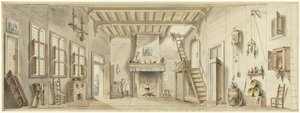 Flanderin Het Kapertje -oopperan lavastettu suunnittelu tekijältä Pieter Bartholomeusz. Barbiers