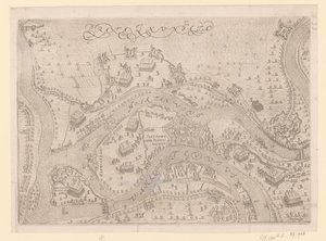 Maurice piiritti ja vangitsi Pyhän Andreaksen, 1600 tekijältä Pieter Bast