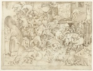 Taikuri Hermogenesin kaatuminen tekijältä Pieter Bruegel (I)