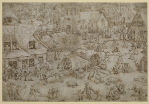 Huvipuisto Hobokenissa, 1559 tekijältä Pieter Bruegel the Elder