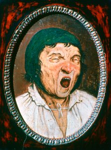 Mies haukottelee, c1545-1569 tekijältä Pieter Bruegel the Elder