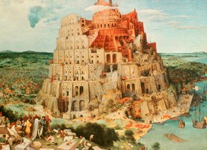 Baabelin torni, 1563 tekijältä Pieter Bruegel the Elder