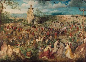 Saksa: Kreuztragung Christi Kulkue Golgatalle