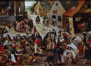 Armon seitsemän teosta tekijältä Pieter Brueghel the Younger