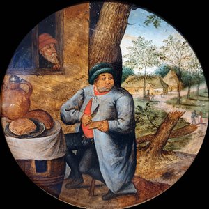Leivänsyöjä tekijältä Pieter Brueghel the Younger