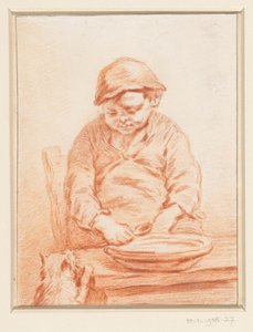 Isä syö poikaa kissan kanssa tekijältä Pieter Christoffel Wonder