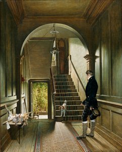 Lontoon taidemaalariresidenssin portaat, 1828
