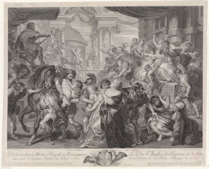 Sabine Virgin ryöstö tekijältä Pieter Franciscus Martenasie