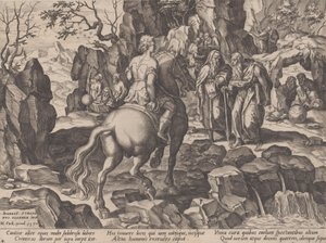 Tietojen kerääminen, teoksesta The Course of Human Life, 1570. tekijältä Pieter Furnius