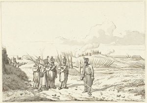 Kiertelevä partio, 1813-1814 tekijältä Pieter Gerardus van Os (signed by artist)