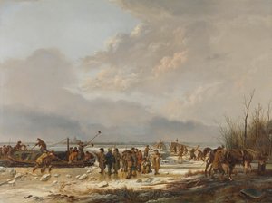 Breaking the Ice on the Buttermilk Ditch, Naarden, tammikuu 1814