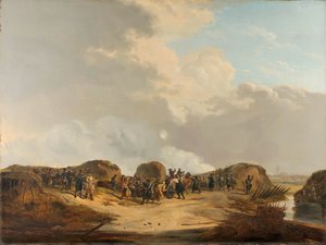 Demilune rakennettiin Naardenin piirityksessä huhtikuussa 1814 tekijältä Pieter Gerardus van Os