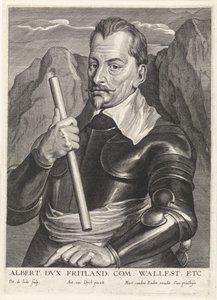 Albrecht of Wallenstein 1583-1634, noin 1630 tekijältä Pieter I Jode de