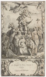 Frontispiece Design Frederick Hendrick van Nassauwille tekijältä Pieter Jansz