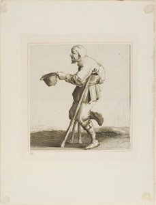 Lame Beggar Asking for Alms, alkaen T is al verwart-gaern (Se on jo sekava) tekijältä Pieter Jansz. Quast