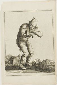Tramp with a Sling, alkaen T is al verwart-gaern (Se on jo sekava) tekijältä Pieter Jansz. Quast