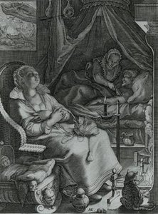 Nocte vacant curis animi tekijältä Pieter Jansz Saenredam