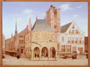 Pieter Saenredam, Alankomaat, Amsterdamin vanha kaupungintalo