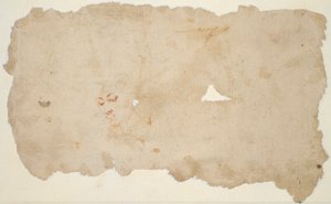 Haagar ja enkeli (recto); Luonnos naisen kasvoista (käänteinen) tekijältä Pieter Lastman