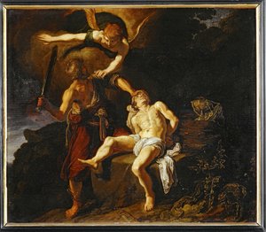 Aabrahamin uhraus ... tekijältä Pieter Lastman