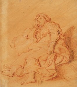 Tutkimus Raakelin hahmosta, n. 1621. tekijältä Pieter Lastman