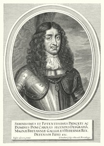 Charles II, Englannin, Skotlannin ja Irlannin kuningas (kaiverrus)
