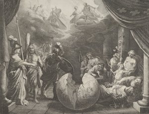 Levy 11: Allegoria epäsopusta Ranskassa, Caspar Barlaeus, Medicea Hospes, 1638. tekijältä Pieter Nolpe