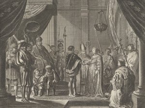 Levy 7: Francisco I de Medicin ja Itävallan Johannan häät, Caspar Barlaeu..., 1638.